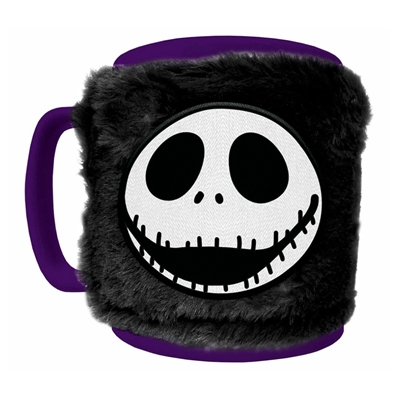 THE NIGHTMARE BEFORE CHRISTMAS FUZZY MUG JACK SKELLINGTON