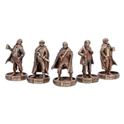SEIGNEUR DES ANNEAUX HOBBITS DE LA COMTE 5 FIGURINES 7CM