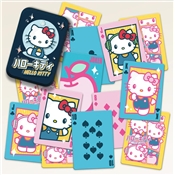 HELLO KITTY PLAYING CARDS IN A TIN