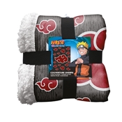 NARUTO PLAID SHERPA NUAGE AKATSUKI