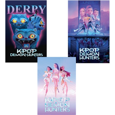 K-POP DEMON HUNTERS 60 POSTERS PRESENTOIR PANACHE 5