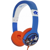 SONIC THE HEDGEHOG - CASQUE FILAIRE POUR ENFANTS BLEU/ ROUGE