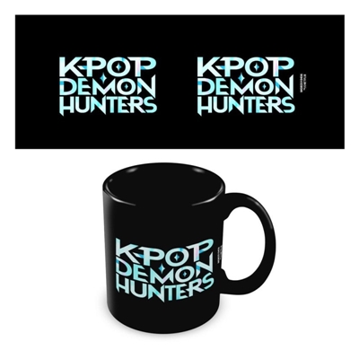 K-POP DEMON HUNTERS (K POP LOGO) BLACK POD MUG