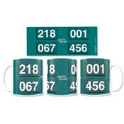 SQUID GAME MUG NUMBERS