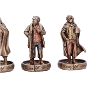SEIGNEUR DES ANNEAUX HOBBITS DE LA COMTE 5 FIGURINES 7CM