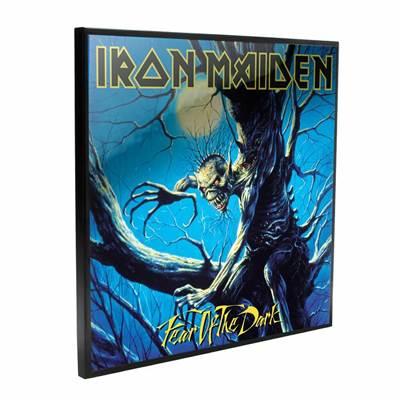 IRON MAIDEN FEAR OF THE DARK CADRE CRYSTAL 32CM