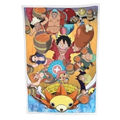 HOMADICT PLAID SHERPA 100X150 CM ONE PIECE CHARACTERS BOAT