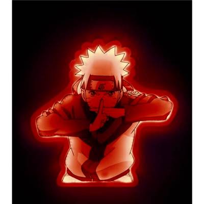 NARUTO LAMPE MURALE NEON