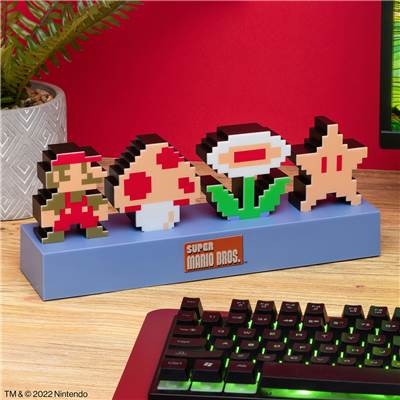 NINTENDO LAMPE NEW MARIO ICONS 
