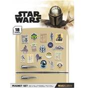 STAR WARS : LE MANDALORIEN (CHASSEUR DE PRIMES) SET D'AIMANTS
