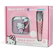 HELLO KITTY - ENCEINTE LED KARAOKE + MICRO SANS FIL