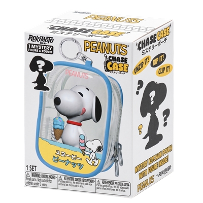 ROKIMOTO PORTE CLE + FIGURINE MYSTERE COLLECTOR SNOOPY