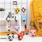 MINECRAFT PORTE CLES MYSTERE PARFUME PRESENTOIR DE 24PCS 
