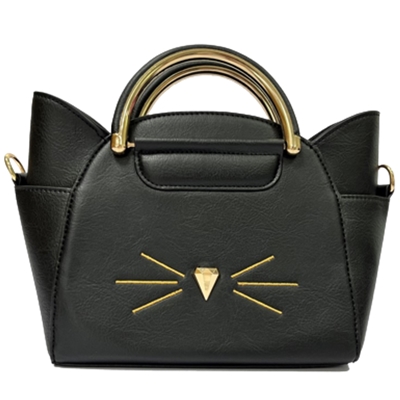 NOMADICT CAT BAG BLACK EDITION AVEC POMPON