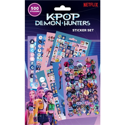 K-POP DEMON HUNTERS SET DE 500 STICKERS