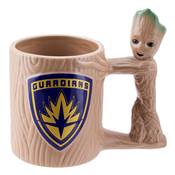 MARVEL GROOT SHAPED MUG