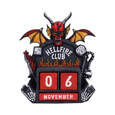 STRANGER THINGS CALENDRIER PERRPETUEL HELLFIRE CLUB