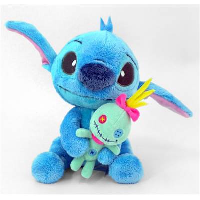 DISNEY PELUCHE STITCH & SCRUMP 25CM