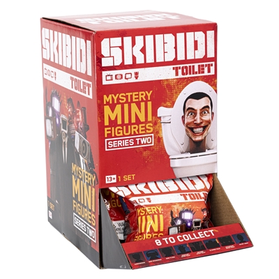 SKIBIDI TOILET - FIGURINE MYSTERE A COLLECTIONNER 8CM SERIE 2