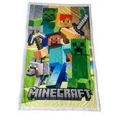 HOMADICT PLAID SHERPA 100X150 CM MINECRAFT CHARACTERS