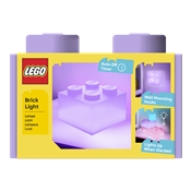LAMPE BRIQUE 2X2 VIOLET LEGO