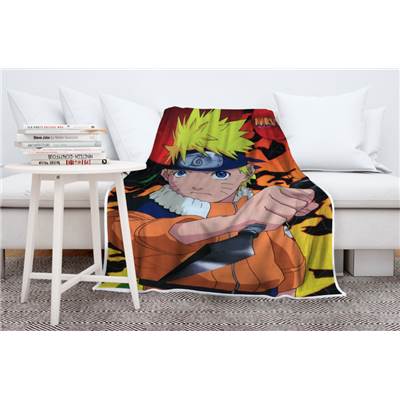 NARUTO PLAID SHERPA 100X150 CM NARUTO KUNAI