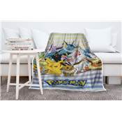 POKEMON PLAID SHERPA 100X150 CM POKEMON EVOLUTION