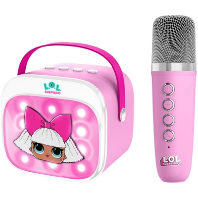 L.O.L SURPRISE! - ENCEINTE LED KARAOKE + MICRO SANS FIL
