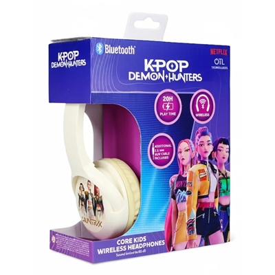 K-POP- CASQUE SANS FIL POUR ENFANTS HUNTRIX  GOLDEN