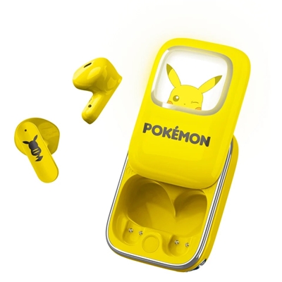 POKEMON - ECOUTEURS SANS FIL TWS + BOITIER COULISSANT PIKACHU