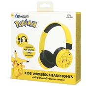POKEMON - CASQUE SANS FIL POUR ENFANTS PIKACHU JAUNE