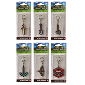 MINECRAFT - PORTE-CLE EN METAL - ARTEFACTS A COLLECTIONNER 