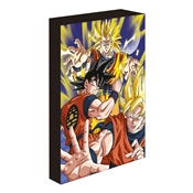 CADRE RETROECLAIRE DRAGONBALL Z GOKU SUPER SAIYAN 30X40