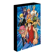 CADRE RETROECLAIRE ONE PIECE LUFFY'S CREW 30X40CM