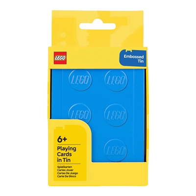 JEU DE CARTES LEGO EN BOÎTE MÉTAL