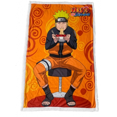 NARUTO PLAID SHERPA RAMEN