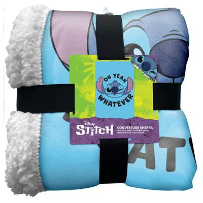PLAID SHERPA STITCH WHATEVER BLUE