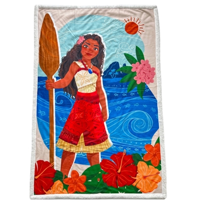 HOMADICT PLAID SHERPA 100X150 CM VAIANA