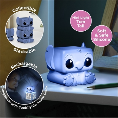 STITCH SQUISHYGLO MINI LAMPE RECHARGEABLE