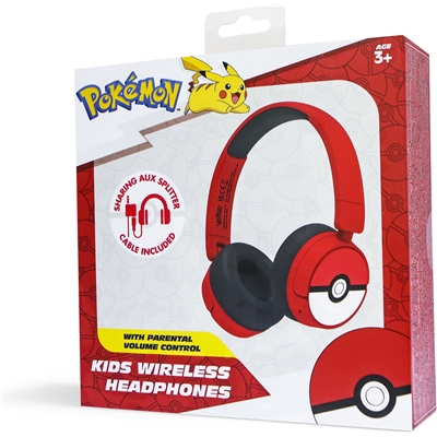 POKEMON - CASQUE SANS FIL POUR ENFANTS POKE BALL