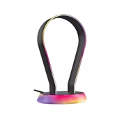 STEALTH LIGHT UP CHARGING CASQUE STAND - GLOW BLACK