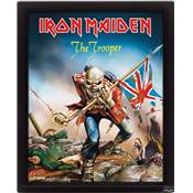 IRON MAIDEN CADRE 3D LENTICULAIRE THE TROOPER