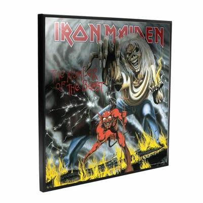 IRON MAIDEN NUMBER OF THE BEAST CADRE CRYSTAL 32CM