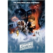 STAR WARS (L'EMPIRE CONTRE-ATTAQUE) CARTE POSTALE FORMAT A6
