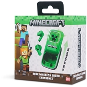 MINECRAFT - ECOUTEURS SANS FIL TWS + BOITIER COULISSANT