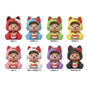 ROKIMOTO RAMEN CUP - MONCHHICHI LUCKY CAT FIGURINE COLLECTOR 