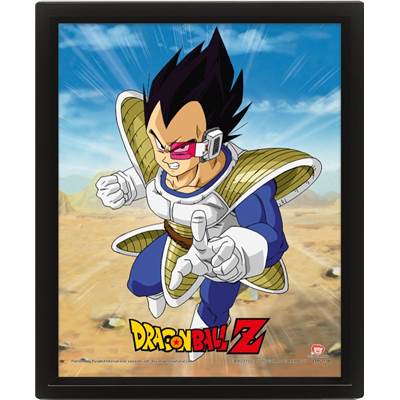 DRAGON BALL Z CADRE 3D LENTICULAIRE SAIYAN GREAT APE TRANSFORMATION