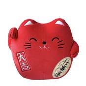 PELUCHE MANEKI NEKO PREMIUM 30 CM ROUGE