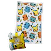 HOMADICT PLAID SHERPA 100X150 CM POKEMON STARTER ROTARY
