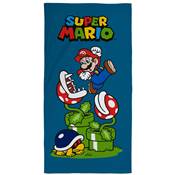 NINTENDO MARIO BLEU DRAP DE PLAGE